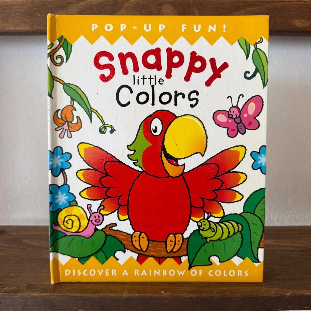Vintage 2003 Snappy Little Colors Pop-Up Fun Hardcover Book Happy Snappy
